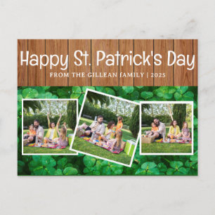 Cartes Pour Fêtes Annuelles Joyeuse St. Patrick Shamrocks famille 3 photo