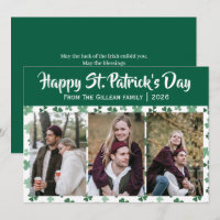 Joyeuse St. Patrick shamrocks famille 3 photo