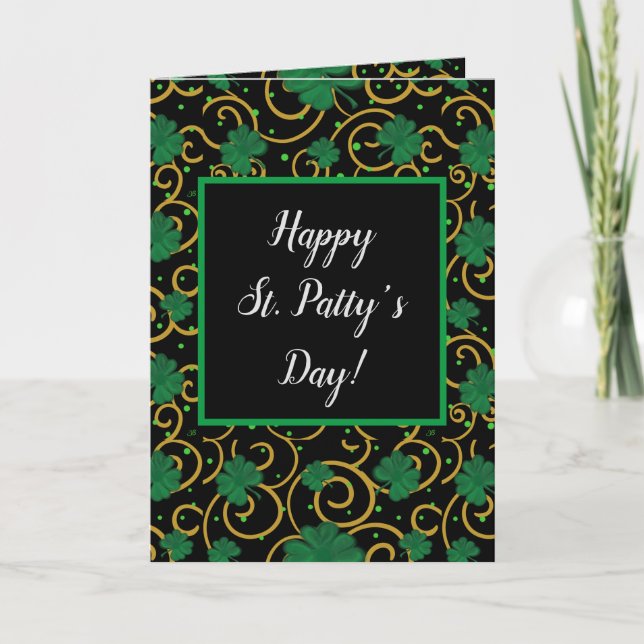 Cartes Pour Fêtes Annuelles Joyeuse St. Patty's Day      (Devant)