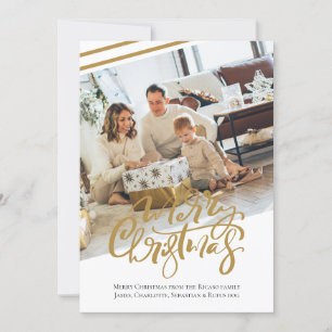 Cartes Pour Fêtes Annuelles Joyeuse Typographie de Noël