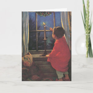 Cartes Pour Fêtes Annuelles Joyeuse veille de Noël par Jessie Willcox Smith