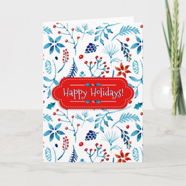 Cartes Pour Fêtes Annuelles Joyeuses fêtes (Devant)