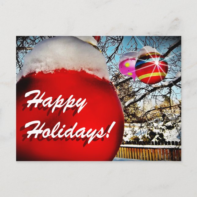 Cartes Pour Fêtes Annuelles Joyeuses fêtes ! (Devant)