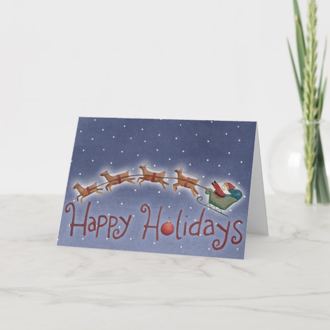 Cartes Pour Fêtes Annuelles Joyeuses fêtes (Devant)