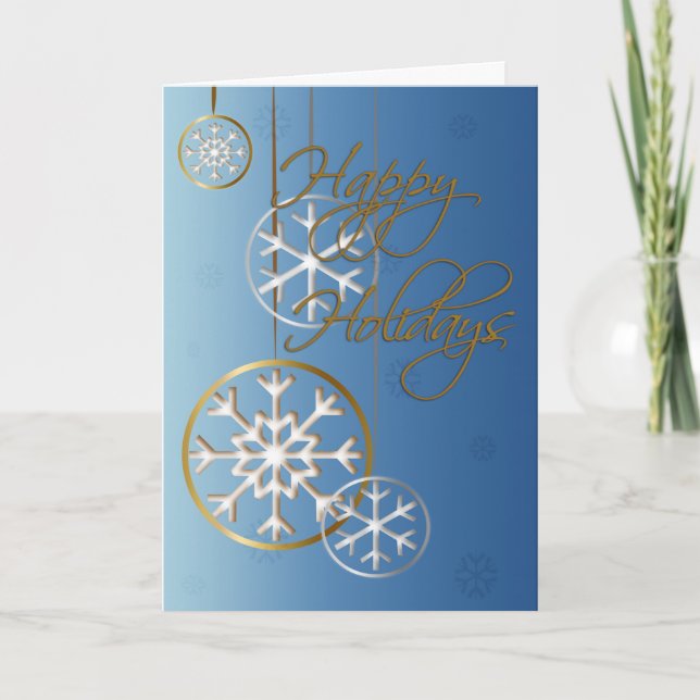 Cartes Pour Fêtes Annuelles Joyeuses fêtes (Devant)