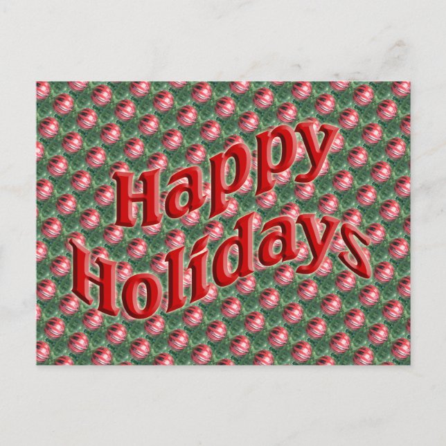 Cartes Pour Fêtes Annuelles Joyeuses fêtes (Devant)