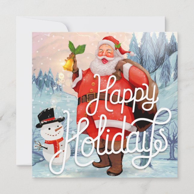 Cartes Pour Fêtes Annuelles Joyeuses fêtes (Devant)