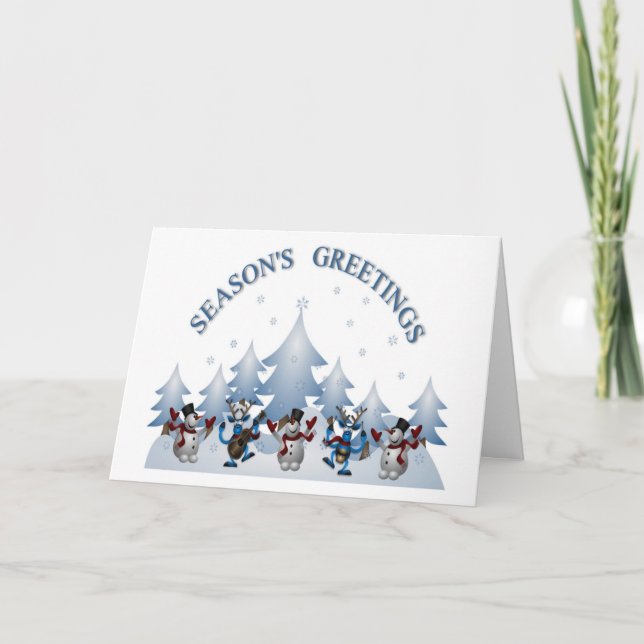 CARTES POUR FÊTES ANNUELLES JOYEUSES FÊTES (Devant)