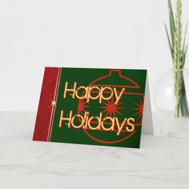 Cartes Pour Fêtes Annuelles Joyeuses fêtes (Devant)