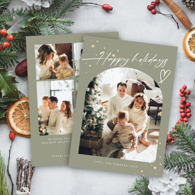 Cartes Pour Fêtes Annuelles Joyeuses fêtes à la main Noël 5 Photo (Créateur téléchargé)