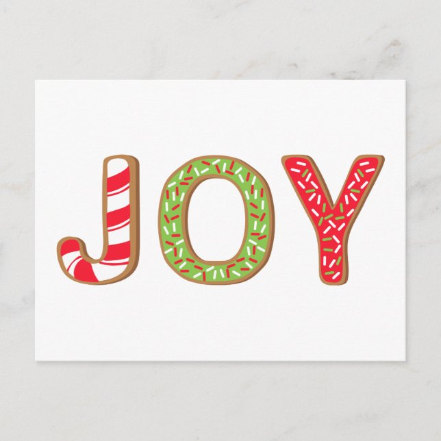 Cartes Pour Fêtes Annuelles Joyeuses fêtes | Christmas Joy Cookie (Devant)