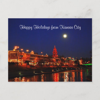 Cartes Pour Fêtes Annuelles Joyeuses fêtes de Kansas City Plaza Lumières