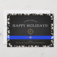 Joyeuses fêtes de la police | Style de Noël person