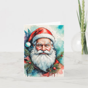 Cartes Pour Fêtes Annuelles Joyeuses Fêtes De Père Noël