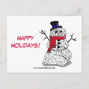 Cartes Pour Fêtes Annuelles Joyeuses fêtes de Snowbrain