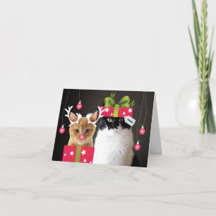 Cartes Pour Fêtes Annuelles Joyeuses fêtes de Waffles & Katie