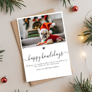 Cartes Pour Fêtes Annuelles Joyeuses Fêtes Drôles Simples et Heureuses Photo d