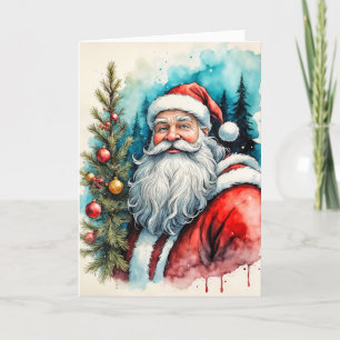 Cartes Pour Fêtes Annuelles Joyeuses Fêtes Du Père Noël