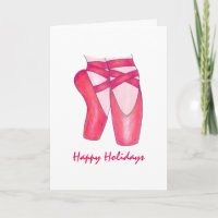 Joyeuses fêtes Favori Danse Teacher Ballet Card