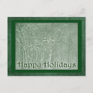 Cartes Pour Fêtes Annuelles Joyeuses fêtes Février Tempête de neige