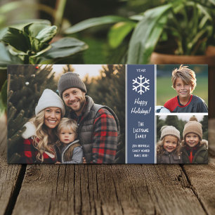 Cartes Pour Fêtes Annuelles Joyeuses fêtes - frontière pour 3 photos
