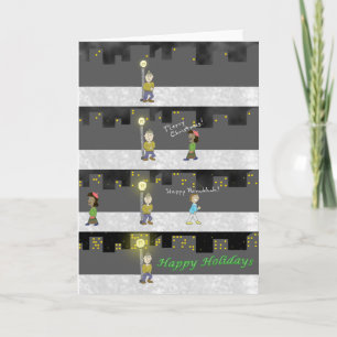 Cartes Pour Fêtes Annuelles Joyeuses Fêtes - intérieur vierge