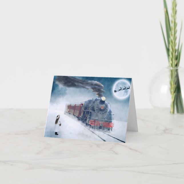 Cartes Pour Fêtes Annuelles Joyeuses Fêtes Joyeux Noël Thème d'hiver (Devant)