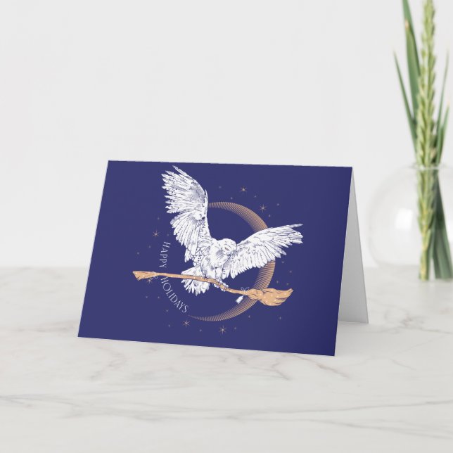 Cartes Pour Fêtes Annuelles Joyeuses Fêtes Livraison de Hedwig (Devant)