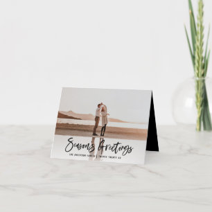 Cartes Pour Fêtes Annuelles Joyeuses Fêtes moderne, minima photo noël