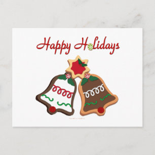 Cartes Pour Fêtes Annuelles Joyeuses fêtes Noël Cookie Bells