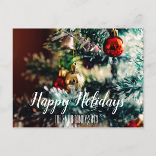 Cartes Pour Fêtes Annuelles Joyeuses Fêtes Noël De Nom De Famille