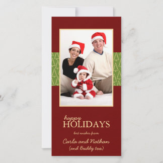 Cartes Pour Fêtes Annuelles Joyeuses fêtes Noël Famille Cartes photos