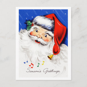 Cartes Pour Fêtes Annuelles Joyeuses Fêtes Père Noël