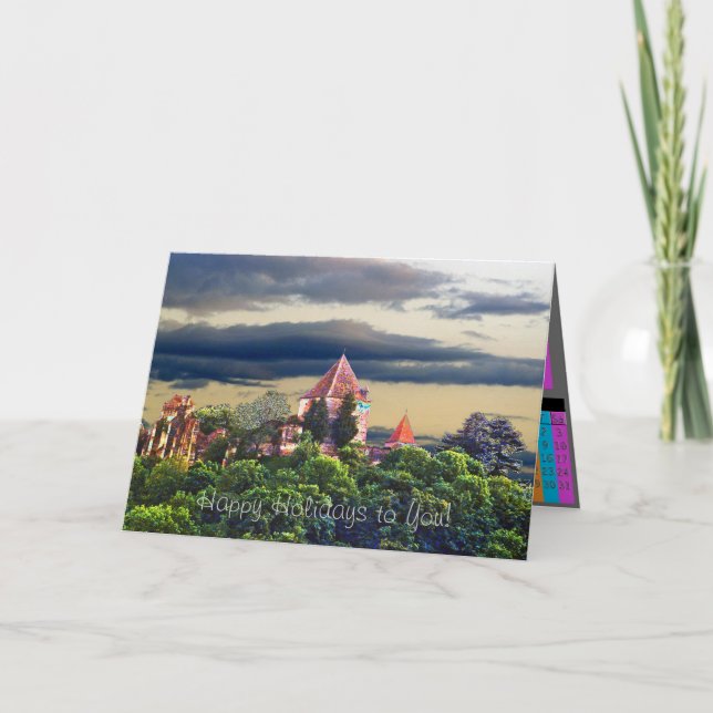 Cartes Pour Fêtes Annuelles Joyeuses fêtes pour vous ! (Devant)