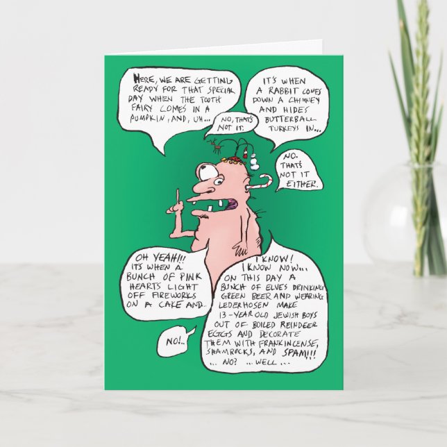 Cartes Pour Fêtes Annuelles Joyeuses fêtes - Quoi que ce soit (Devant)