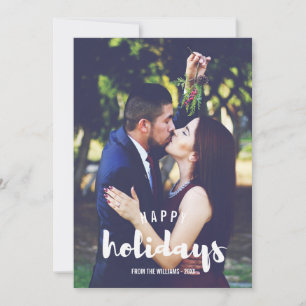 Cartes Pour Fêtes Annuelles Joyeuses fêtes Sketched Photo personnalisée