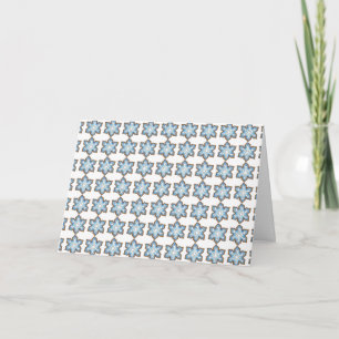 Cartes Pour Fêtes Annuelles Joyeuses fêtes Snowflake Noël Hanoukka