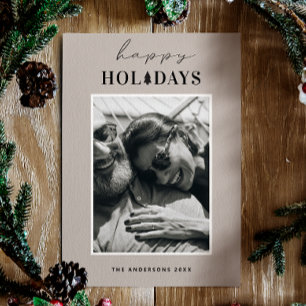 Cartes Pour Fêtes Annuelles Joyeuses fêtes   Taupe de Noël chaude et légère