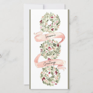 Cartes Pour Fêtes Annuelles "Joyeuses Fêtes" - Un salut sincère