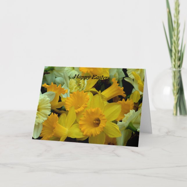 Cartes Pour Fêtes Annuelles Joyeuses Pâques (Devant)
