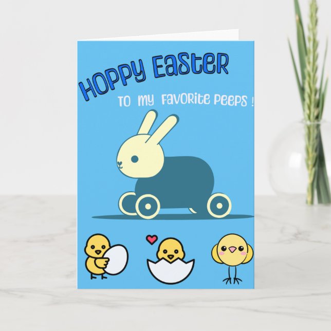 Cartes Pour Fêtes Annuelles Joyeuses Pâques  (Devant)