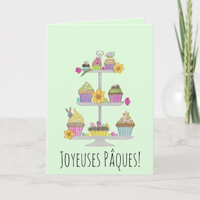 Cartes Pour Fêtes Annuelles Joyeuses Pâques (Devant)