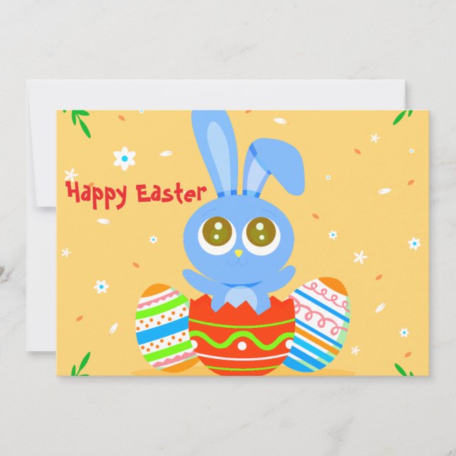 Cartes Pour Fêtes Annuelles Joyeuses Pâques ! (Devant)