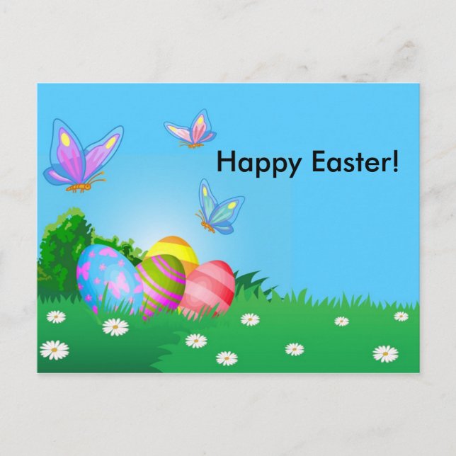 Cartes Pour Fêtes Annuelles Joyeuses Pâques ! (Devant)