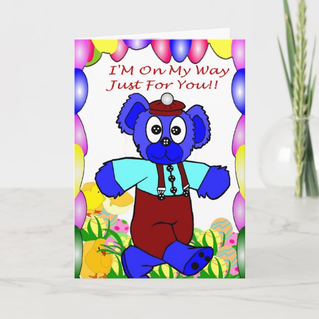 Cartes Pour Fêtes Annuelles Joyeuses Pâques (Devant)
