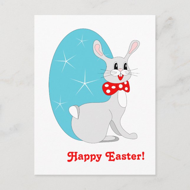 Cartes Pour Fêtes Annuelles Joyeuses Pâques (Devant)