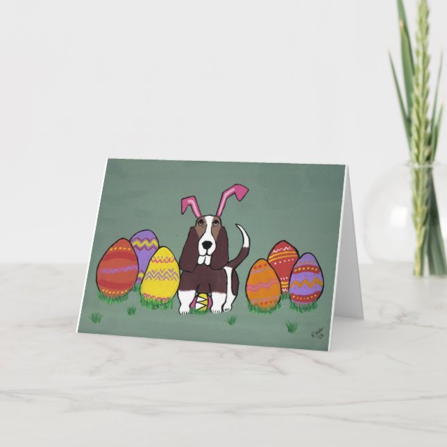 Cartes Pour Fêtes Annuelles Joyeuses Pâques (Devant)