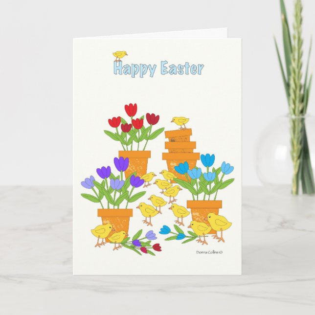Cartes Pour Fêtes Annuelles Joyeuses Pâques (Devant)