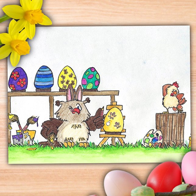 Cartes Pour Fêtes Annuelles Joyeuses Pâques (Créateur téléchargé)