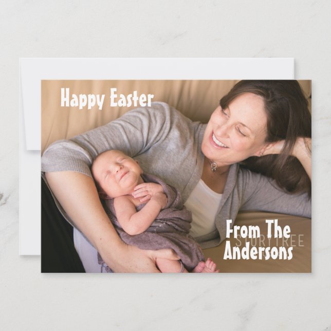 Cartes Pour Fêtes Annuelles Joyeuses Pâques (Devant)